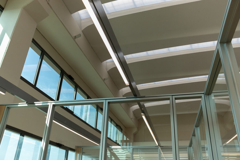 Dettaglio binario led